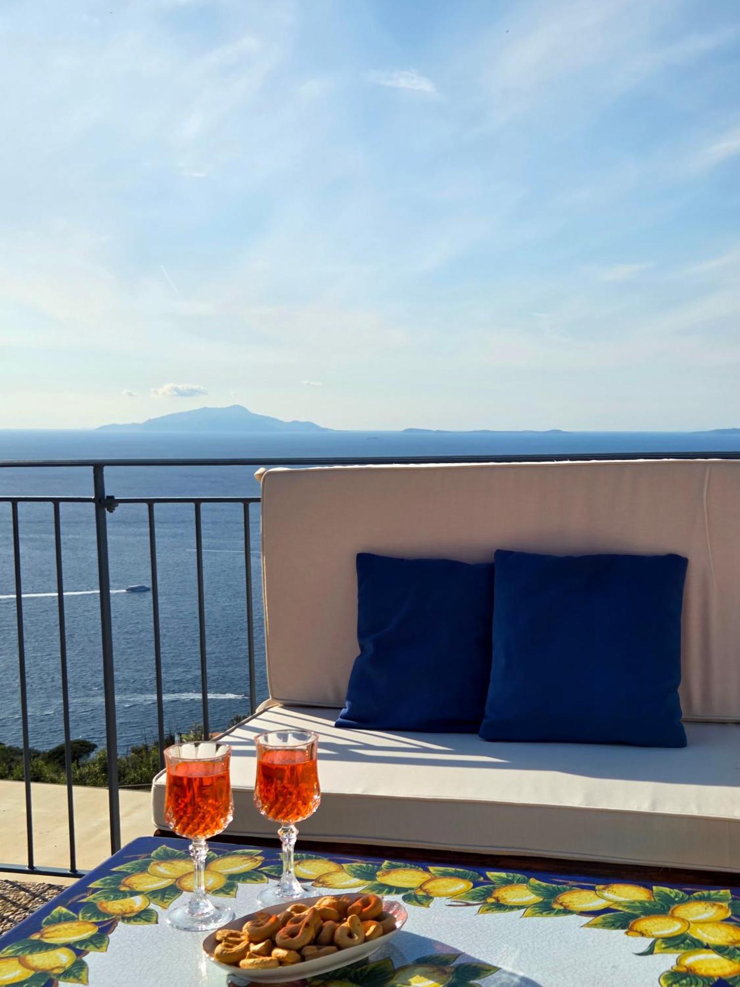 Sun & Relax, Relaxing Location With Seaview Βίλα Massa Lubrense Εξωτερικό φωτογραφία