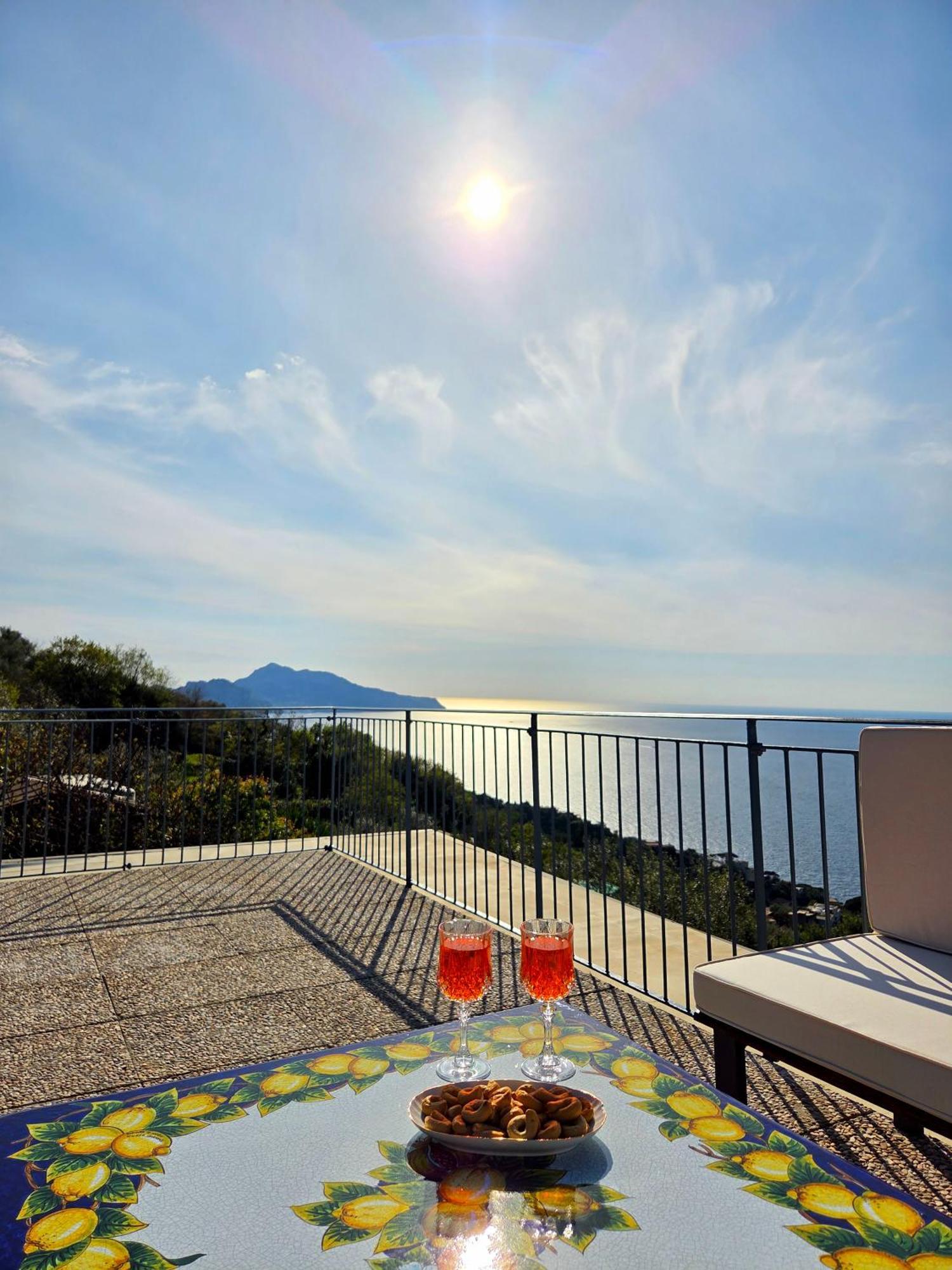 Sun & Relax, Relaxing Location With Seaview Βίλα Massa Lubrense Εξωτερικό φωτογραφία