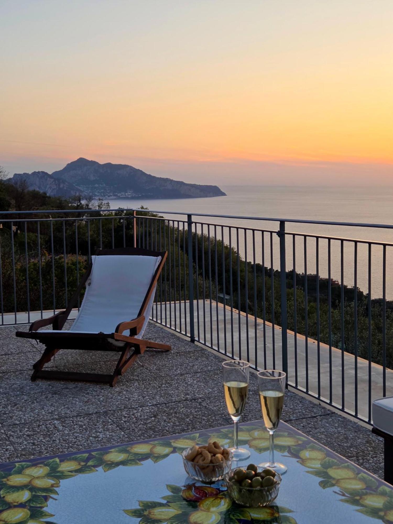 Sun & Relax, Relaxing Location With Seaview Βίλα Massa Lubrense Εξωτερικό φωτογραφία